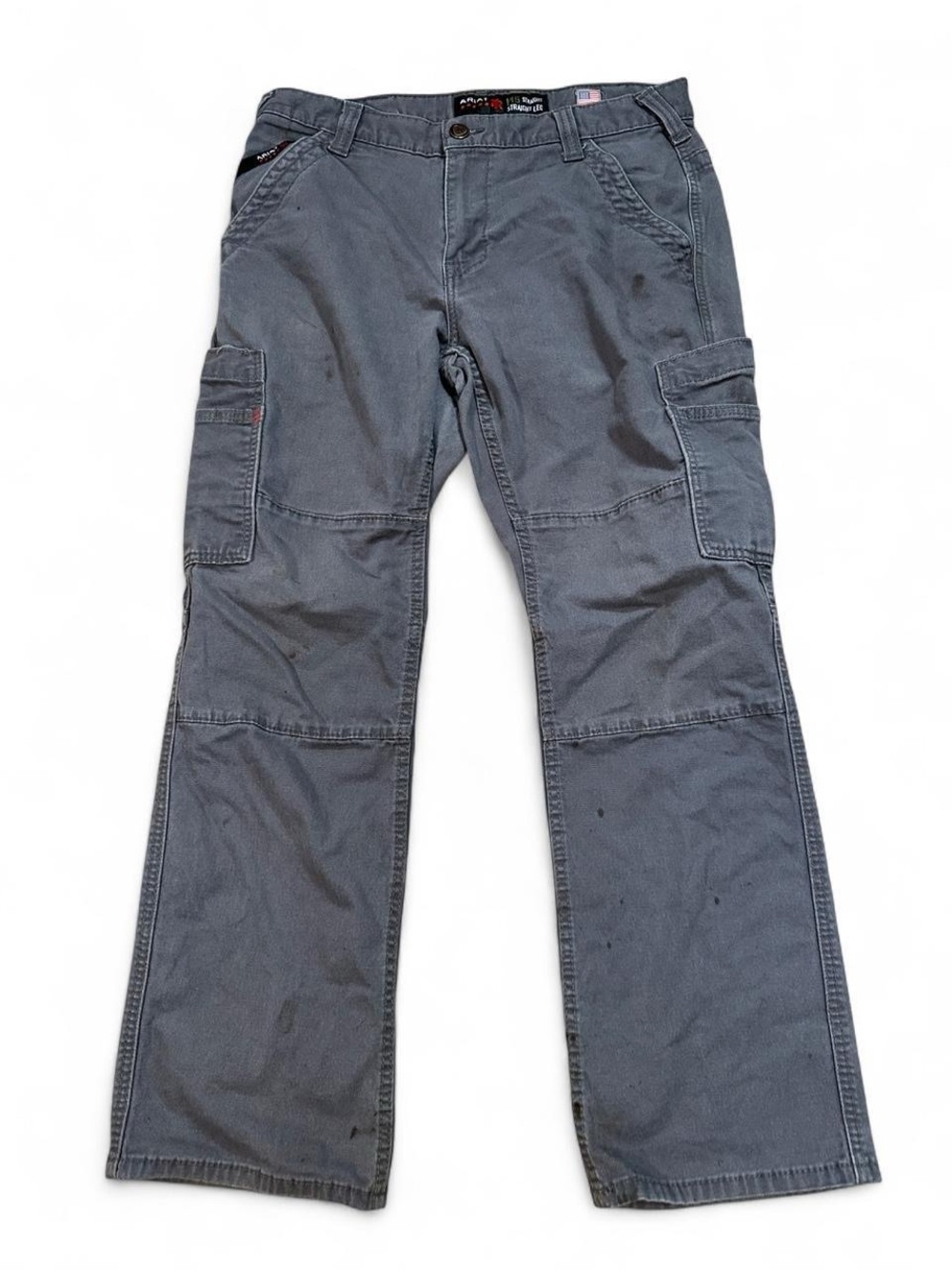 Ariat Men’s Gray Flame Resistant FR M5 Straight Leg Pants Size 34x28